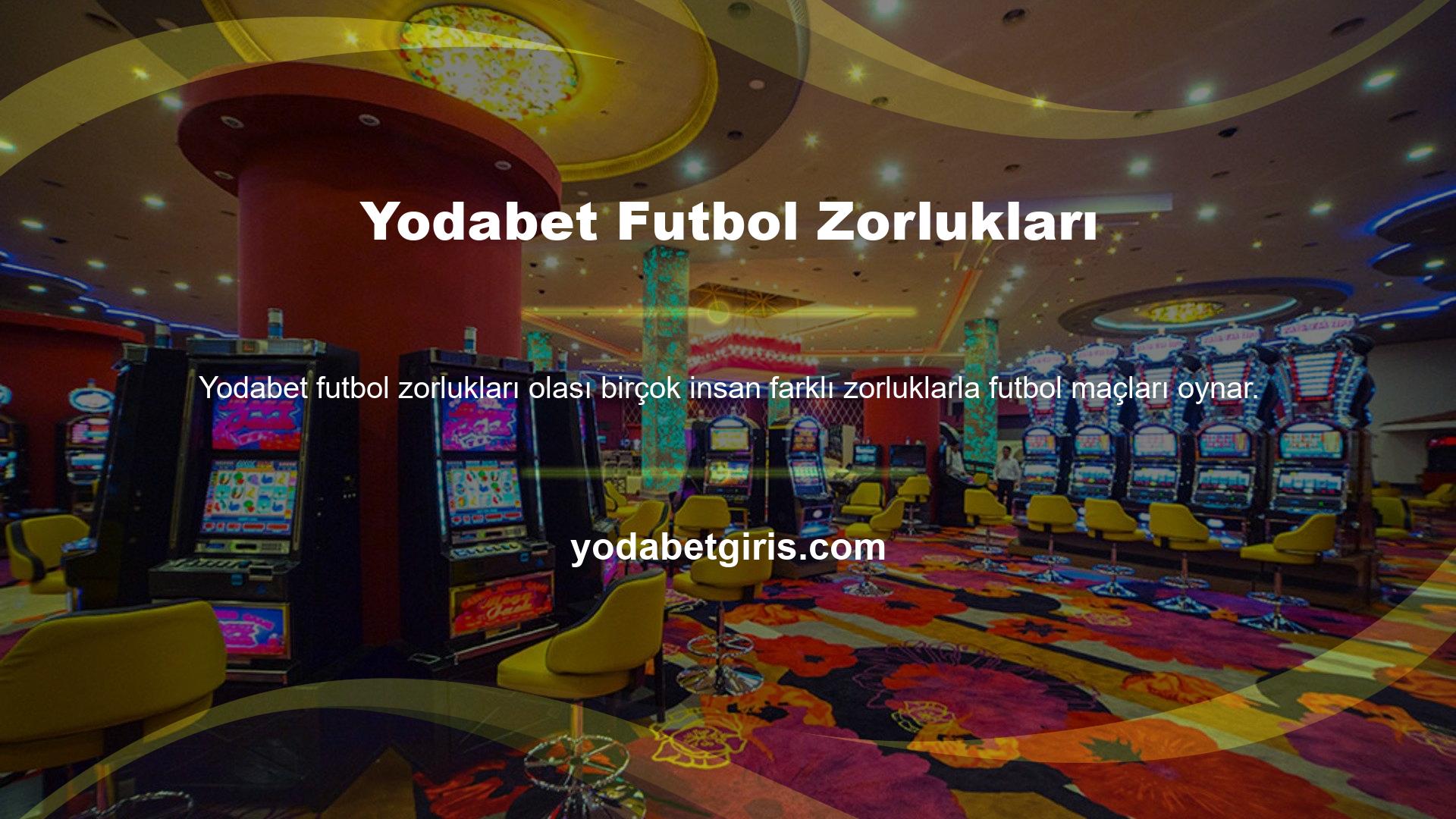 Futbol oyunlarına ilk yarıda veya ikinci yarıda kaç gol attığına bağlı olarak futbol oyunlarına da bahis yapabilirsiniz